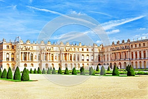 View of Versailles Palace, Versailles.