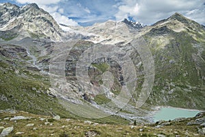 View of the vets and lake