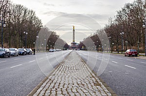 View on Victory Column in Berlin (Berlin SiegessÃÂ¤ule)