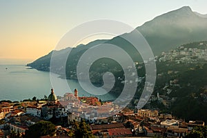 View on Vietri Sul Mare and the Amalfi Coast