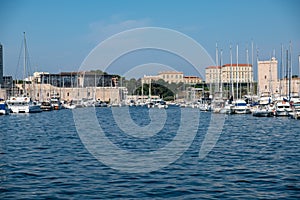 Marseille vieux port in summer season