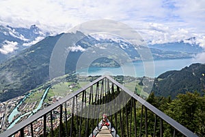 The View from the Viewing Platform of Harder Kulm