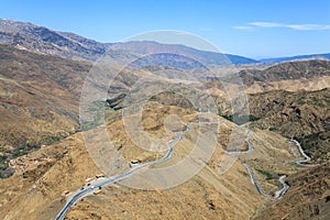 View at the viewpoint on atlas mountain