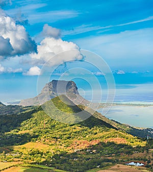 View from the viewpoint. Mauritius.