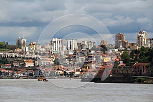 View of Vila Nova de Gaia from Porto side, Portugal