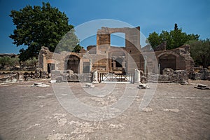 A view of Villa Adriana in Tivoli, near Rome, Italy. Unesco list