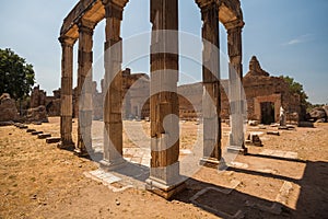 A view of Villa Adriana in Tivoli, near Rome, Italy. Unesco list