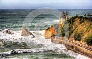 View on Villa Belza in Biarritz - France