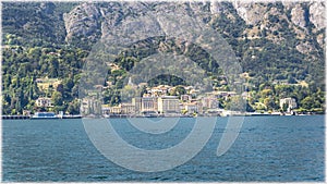 View on the villa Carlotta, Tremezzo, lake Como, Italy