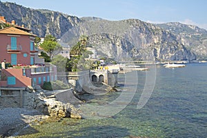 View from the Villa Kerylos, located on Pointe des Fourmis, in Beaulieu-Sur-Mer, France