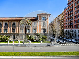 View from Villa Massimo of the Comando Generale della Guardia di Finanza