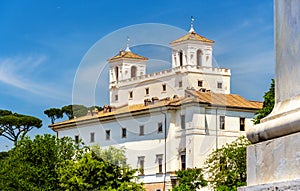 View of the Villa Medici in Rome