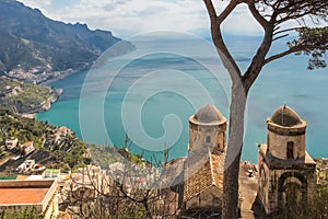 View from Villa Rufolo. Ravello. Campania. Italy photo