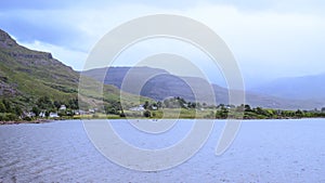 View the village across Loch Torridon. photo
