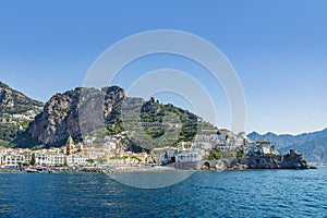 View of the Village of Amalfi, Amalfi Coast, Italy