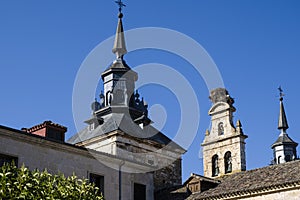 View of the village of Burgo de Osma Spain photo