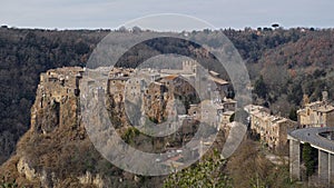 View of the village of Calcata