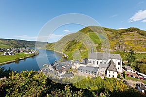 View of village and church of beils