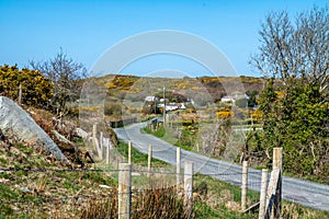 View of the village Clooney in County Donegal . Ireland photo