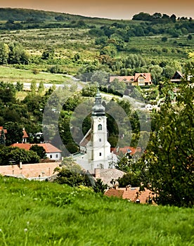 View on village Devin