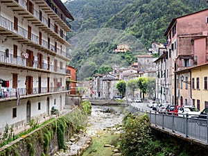 View of the village of Forno in Massa Carrara province, Italy. Still remembered as affected by wartime Nazi massacre photo