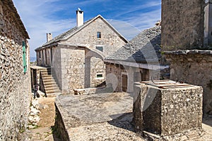 View of the village Humac on the island of Hvar