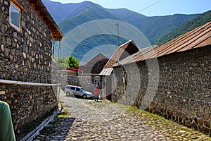View from the village of Kish, Sheki region of Azerbaijan