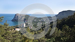 View of the village of Novy Svet, Crimea