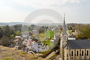 View of the village of Useldange