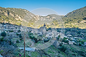 View of the village of Valldemossa, Spain