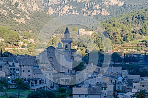 View of the village of Valldemossa, Spain