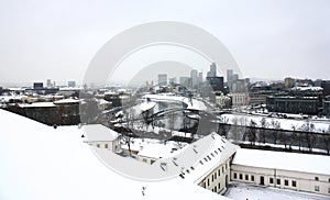View of Vilnius from the Gedimin Tower, Lithuania