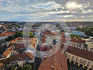 View of Vilnius old town