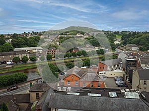 View of Vinegar Hill, Overlooking Rooftops of Enniscorthy, County Wexford