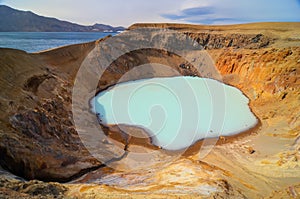 View of Viti crater, Askja, Iceland