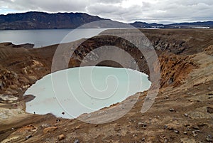 View of Viti crater, Askja, Iceland