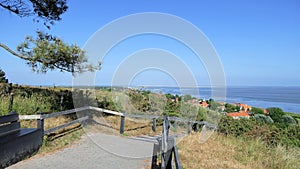 View Vlieland from stairs lighthouse photo