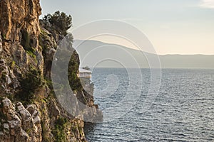 View of Vlora rocky shore