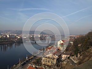 View on Vltava River, Prague