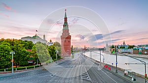 View Vodovzvodnaya Tower of the Moscow Kremlin photo