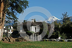 View on volcano cotopaxi