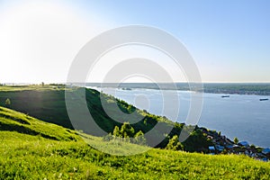 View of the Volga River from Upper Uslon