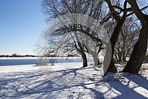 View of Volkhov river in Novgorod the Great