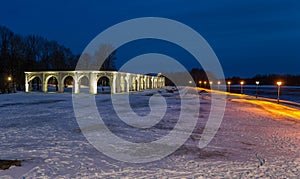 View of Volkhov river and Yaroslav\'s Court