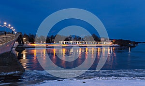 View of Volkhov river and Yaroslav\'s Court