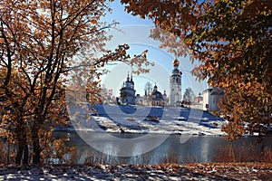 View of the Vologda Kremlin
