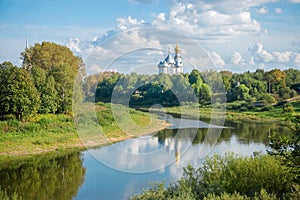 View of the Vologda Kremlin from the river