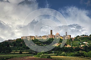 View on Volterra,Tuscany, Italy
