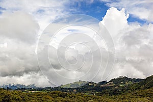 View from the Vulcan Irazu, Costa Rica photo