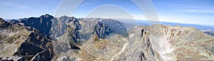 View from Vychodna Vysoka High Tatras national park, Slovakia